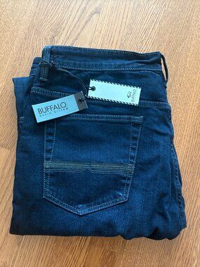NEW Mens Buffalo David Bitton Ash-X Basic Slim Stretch Denim Jeans 36 X 32